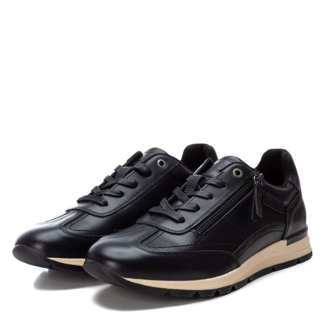 Carmela 16201602 chaussure homme cuir noir zip