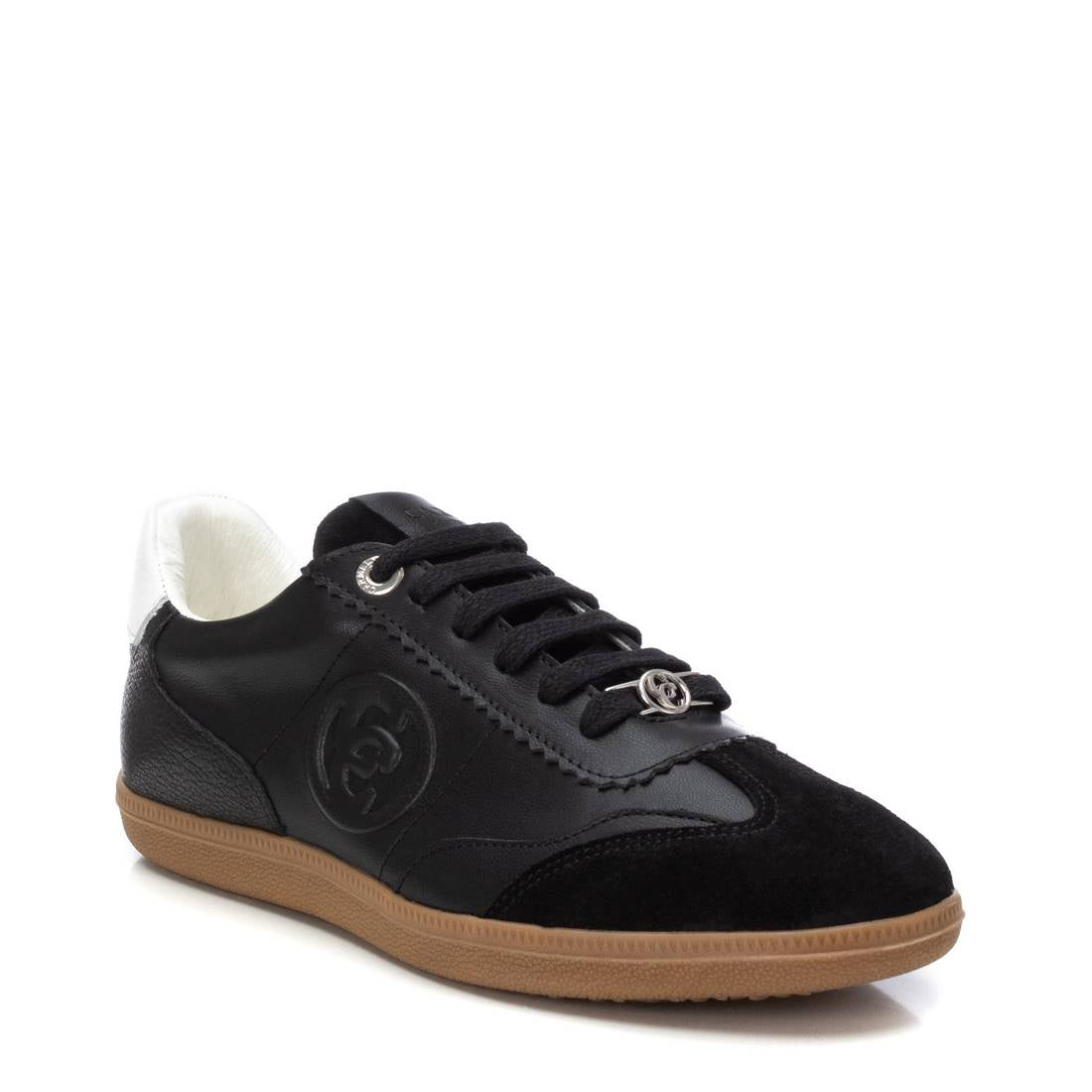 Carmela 16206003 chaussure noir cuir à lacets