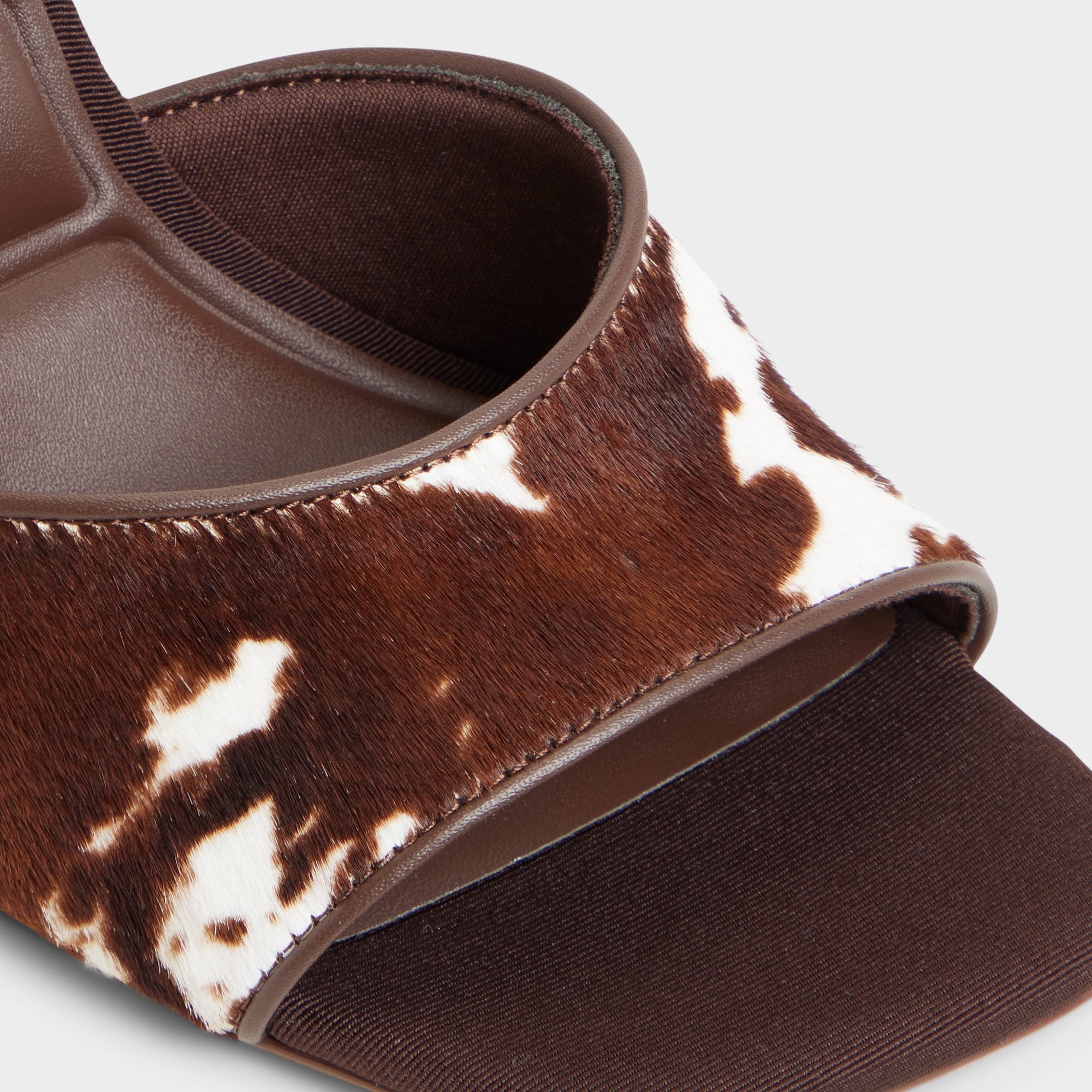 ALDO Evadalia mules cuir imprimé vache