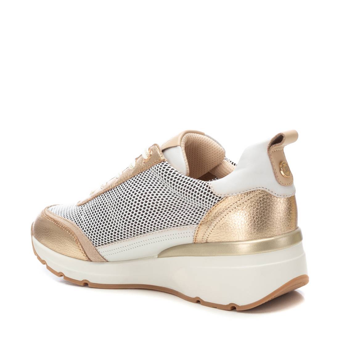 Carmela 16228302 baskets femme or cuir plat