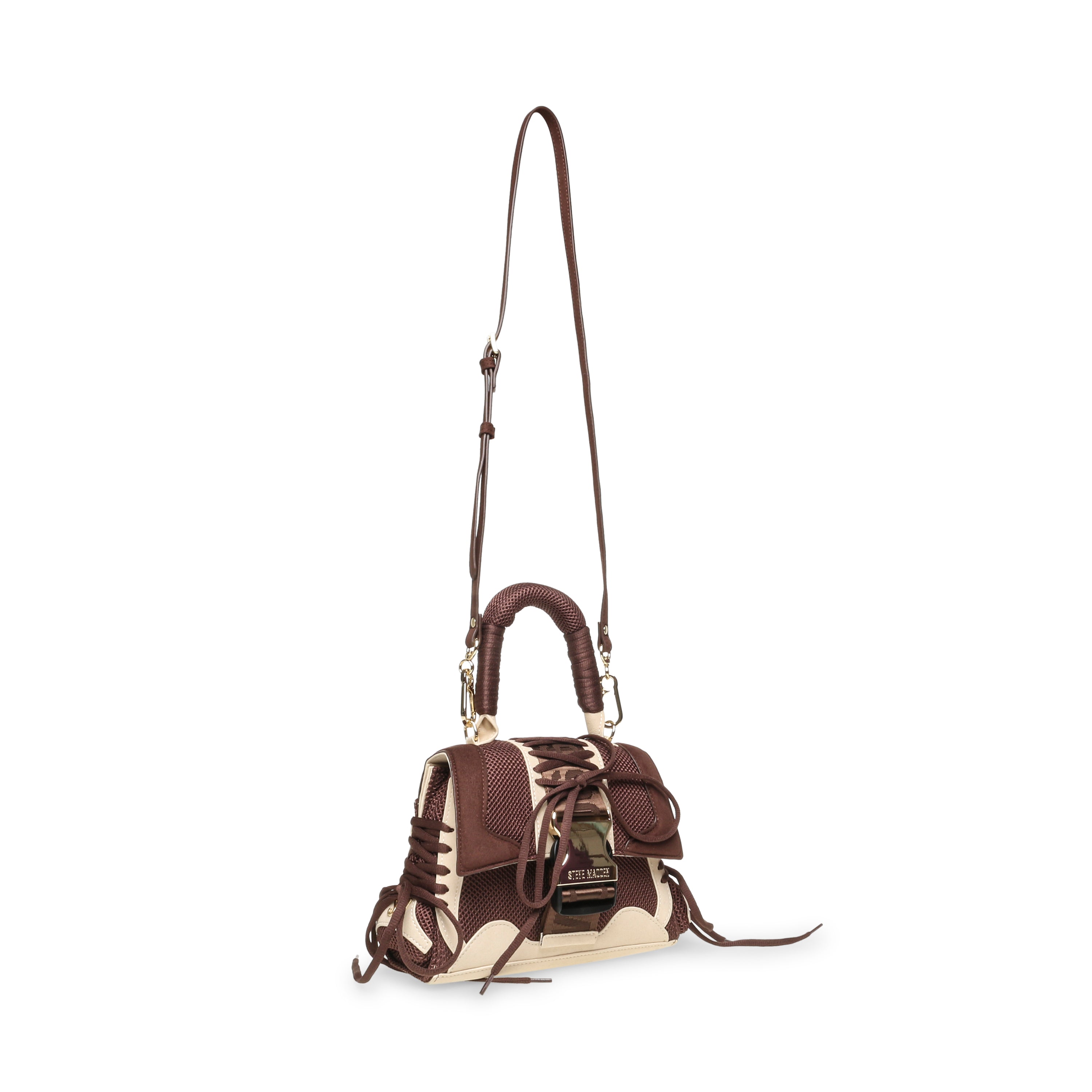 Steve Madden Bdiego-M sac main chocolat dore 23 cm