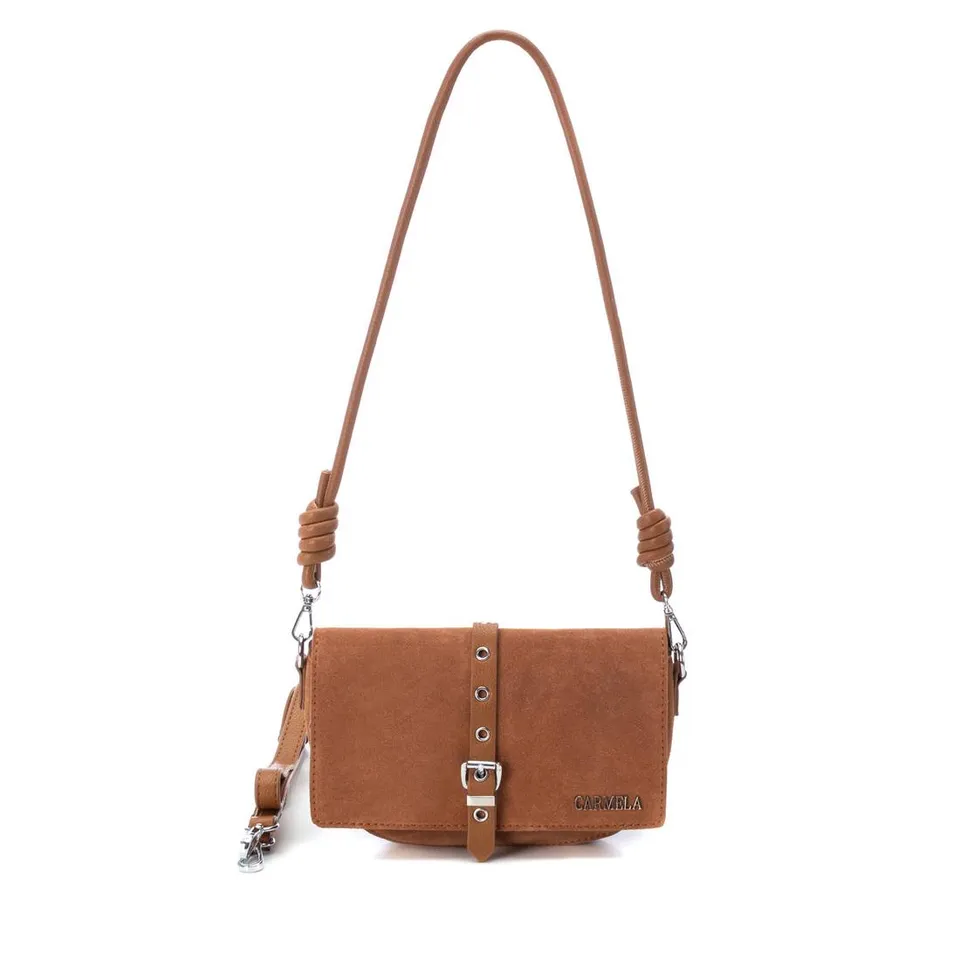 Carmela 18604703 sac épaule marron cuir 17x23cm