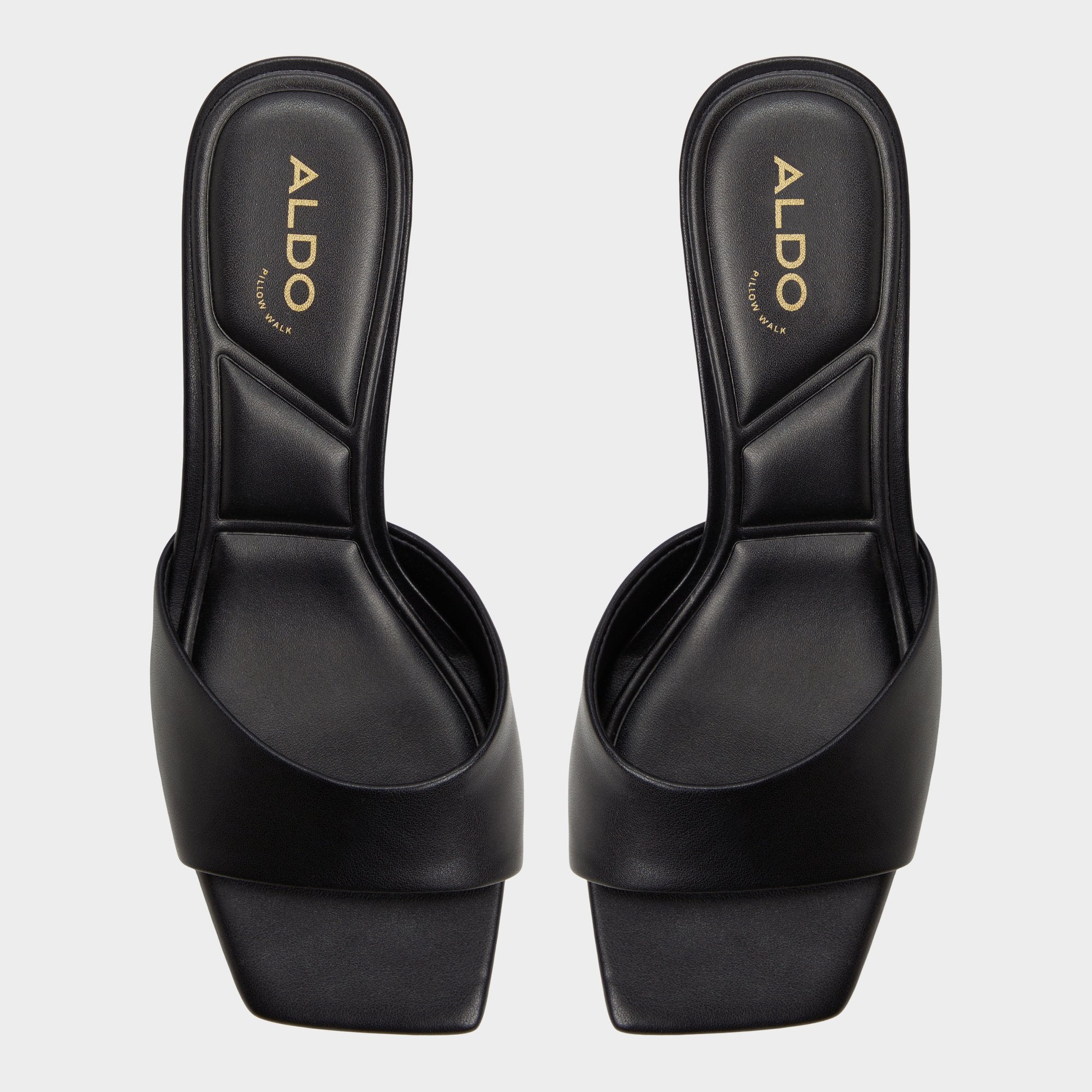 ALDO Enchanting sandales noires talon kitten