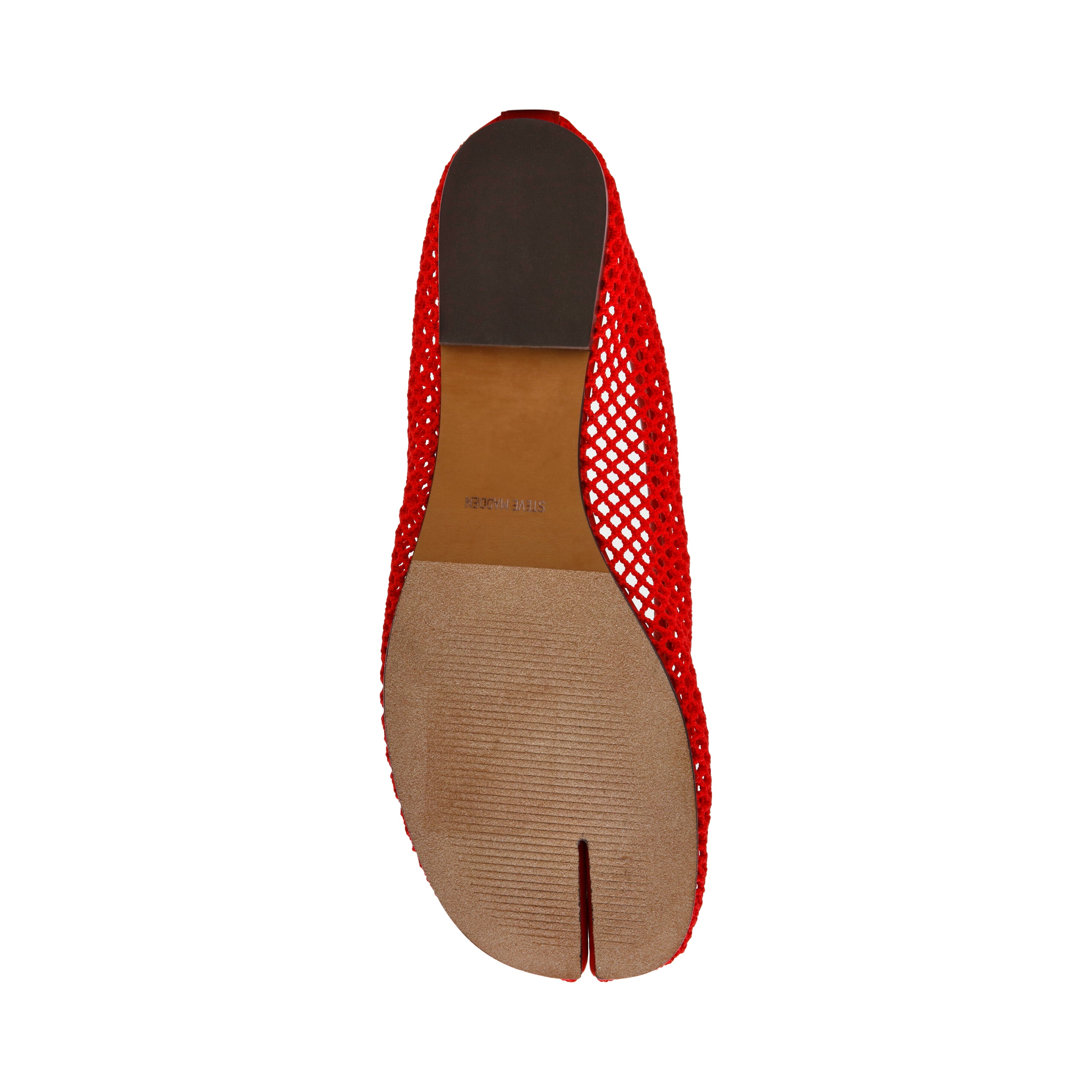 Steve Madden Calico ballerine rouge mesh 1,5 cm