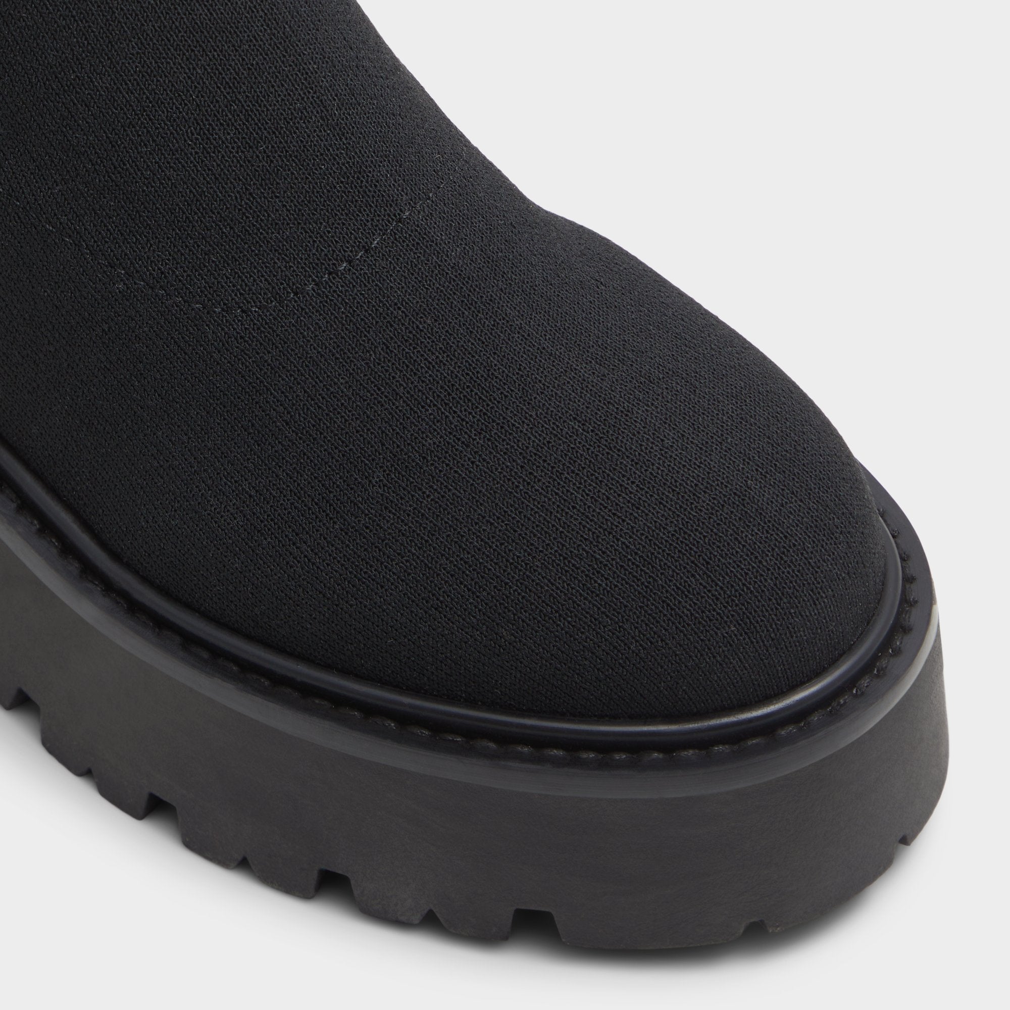 ALDO Dynoknit botte cuissarde maille noire