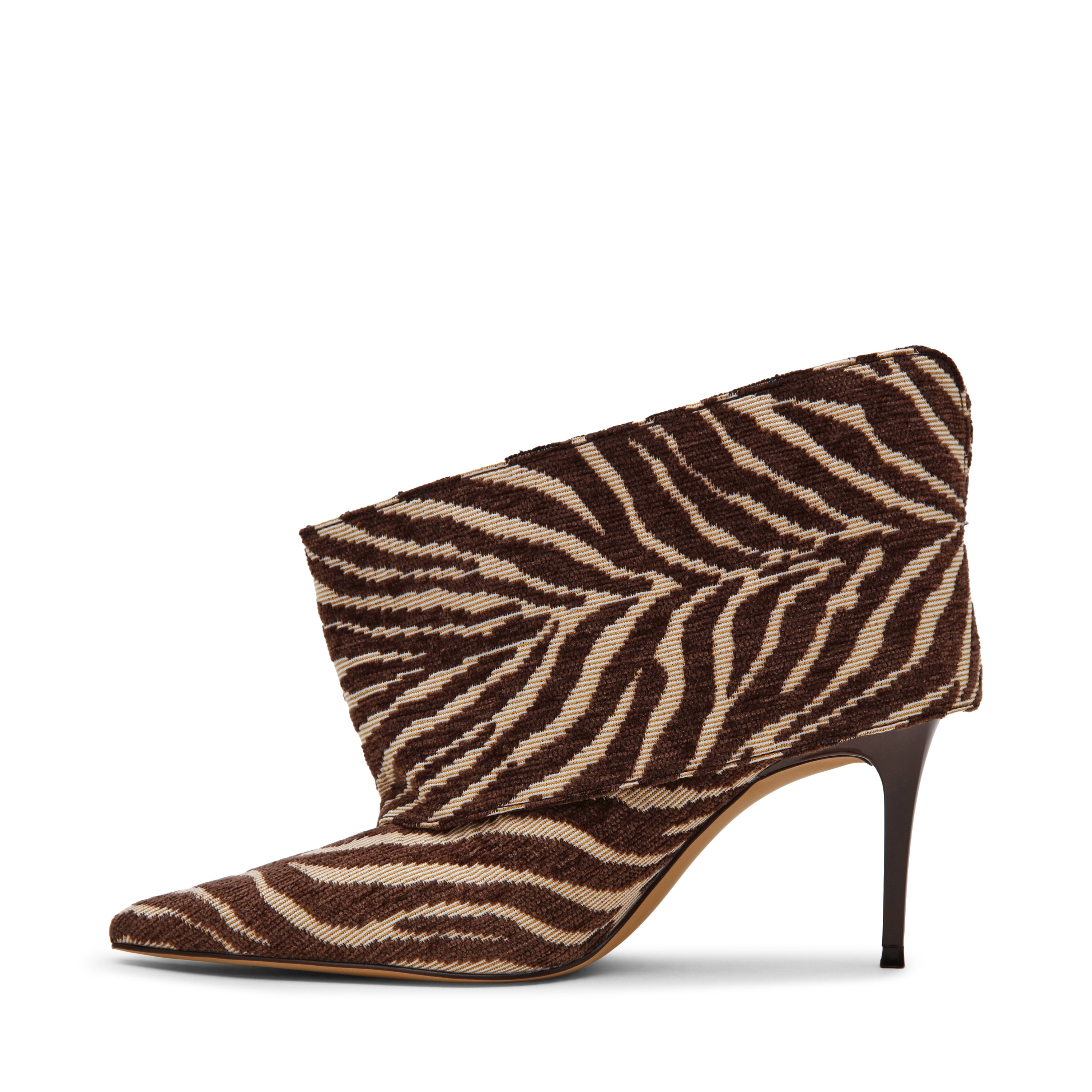 Steve Madden Enella bottes zèbre tissu talon 8 cm