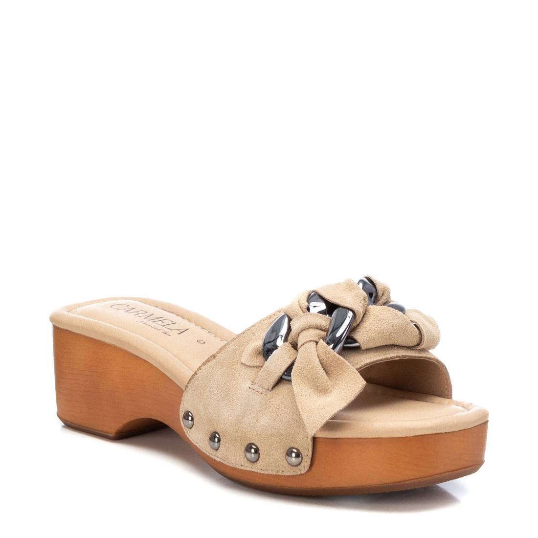 Carmela 16046601 sabot marron suède talon 5 cm