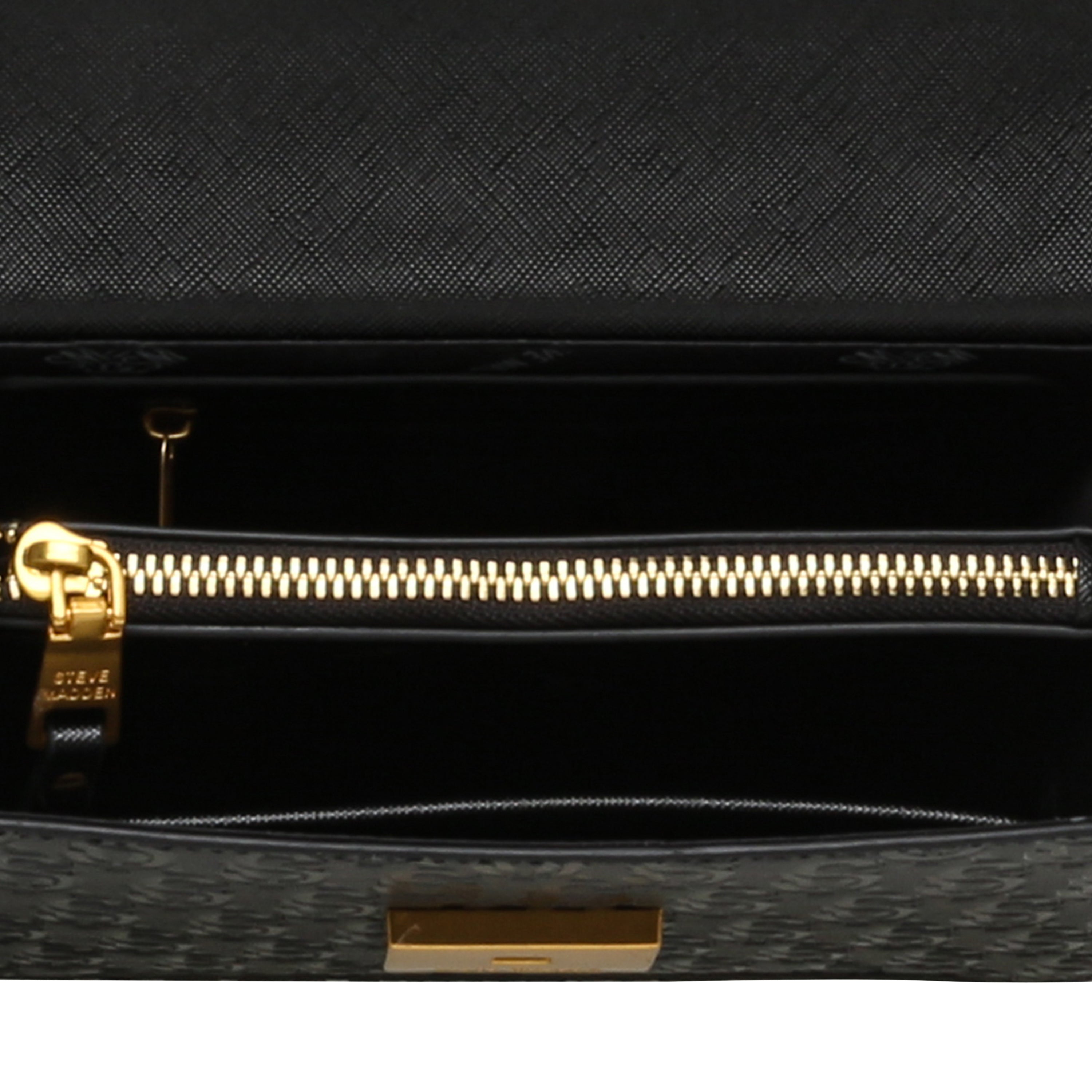 Steve Madden Bcoal-E sac bandoulière noir doré