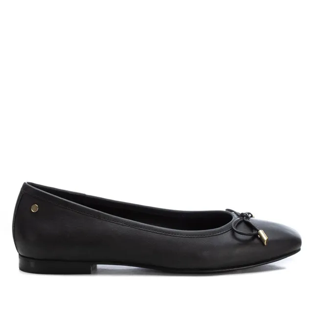 Carmela 16179101 ballerine femme noir cuir plat