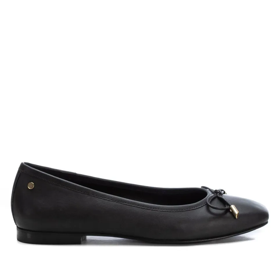 Carmela 16179101 ballerine femme noir cuir plat