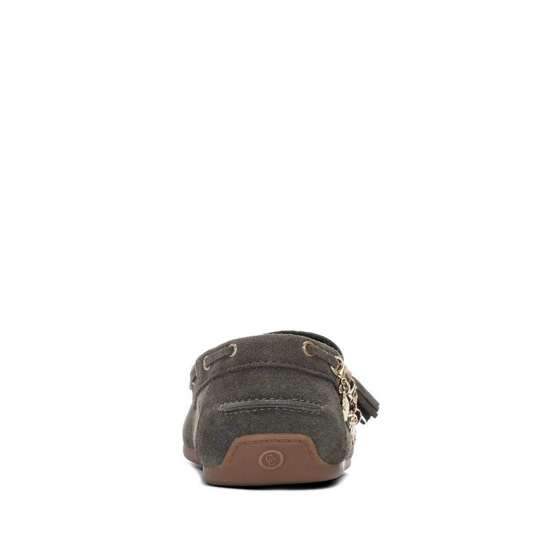 Carmela 164147 16414701 mocassins kaki cuir serraje