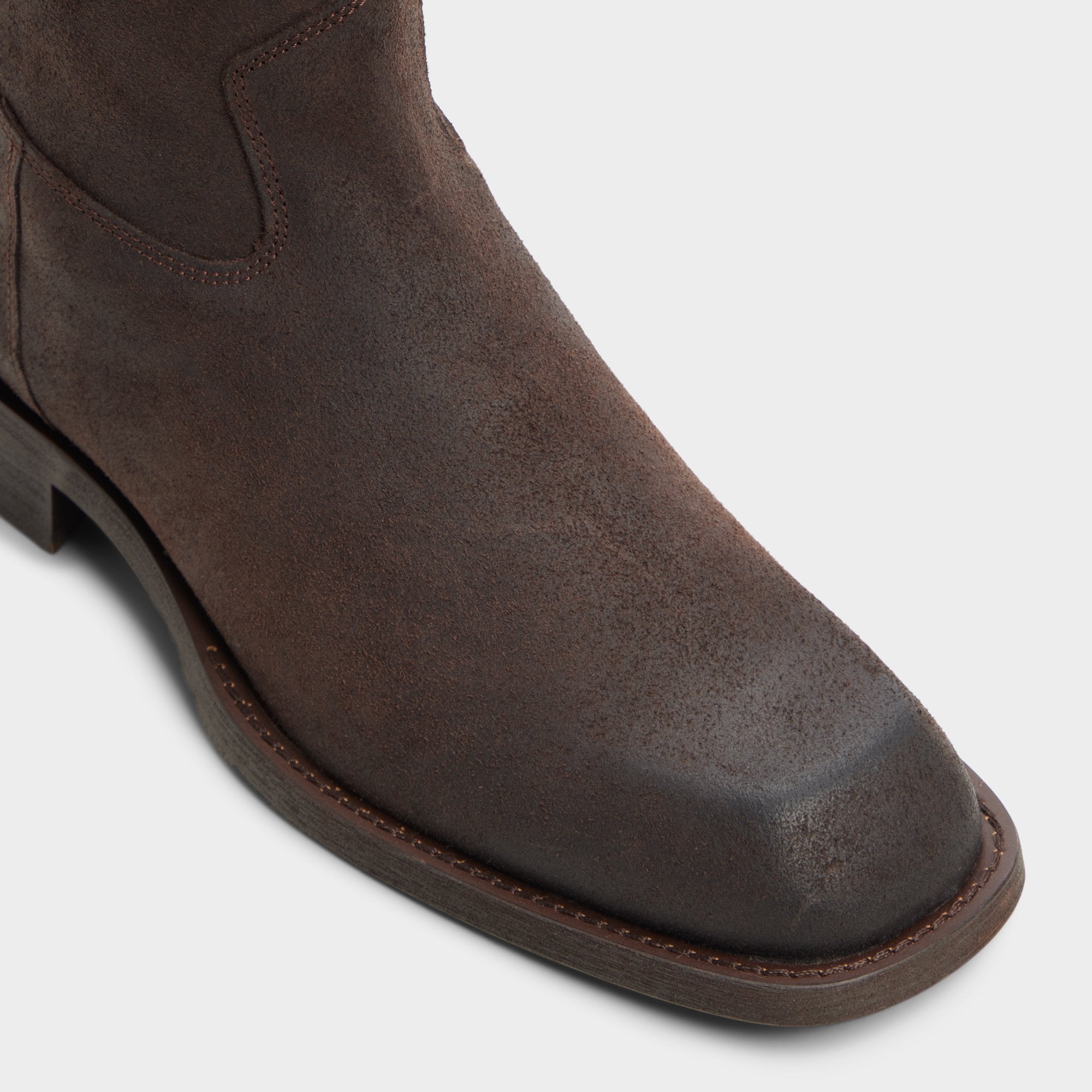 ALDO Todi bottines marron cuir bout carré
