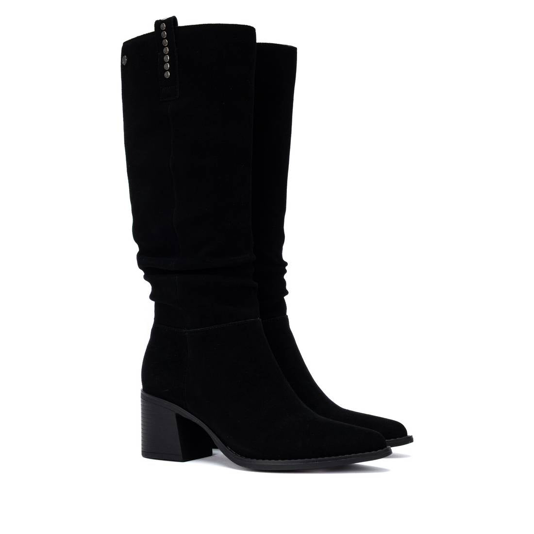 Carmela 16425801 bottes femme noir serraje talon moyen