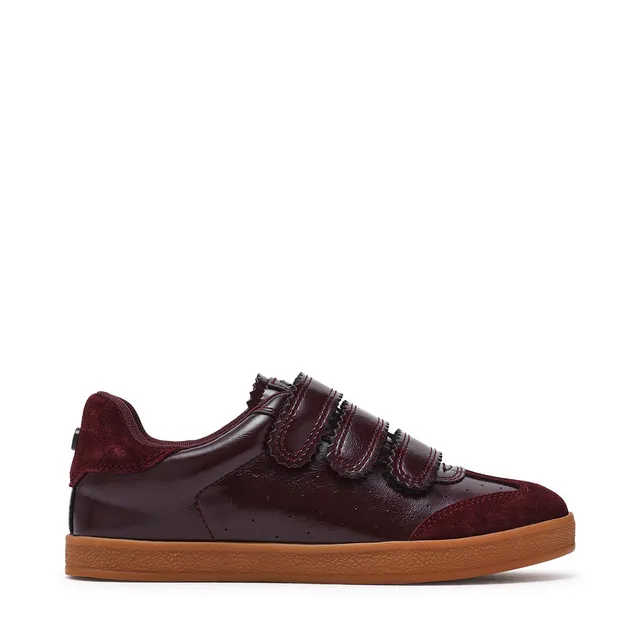 Steve Madden Daybreak baskets femme bordeaux verni