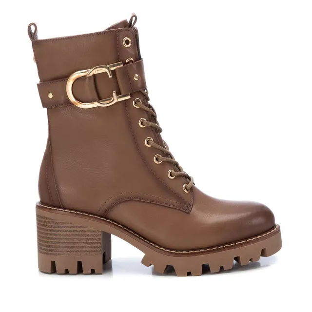 Carmela 16107504 bottines cuir marron talon 7 cm