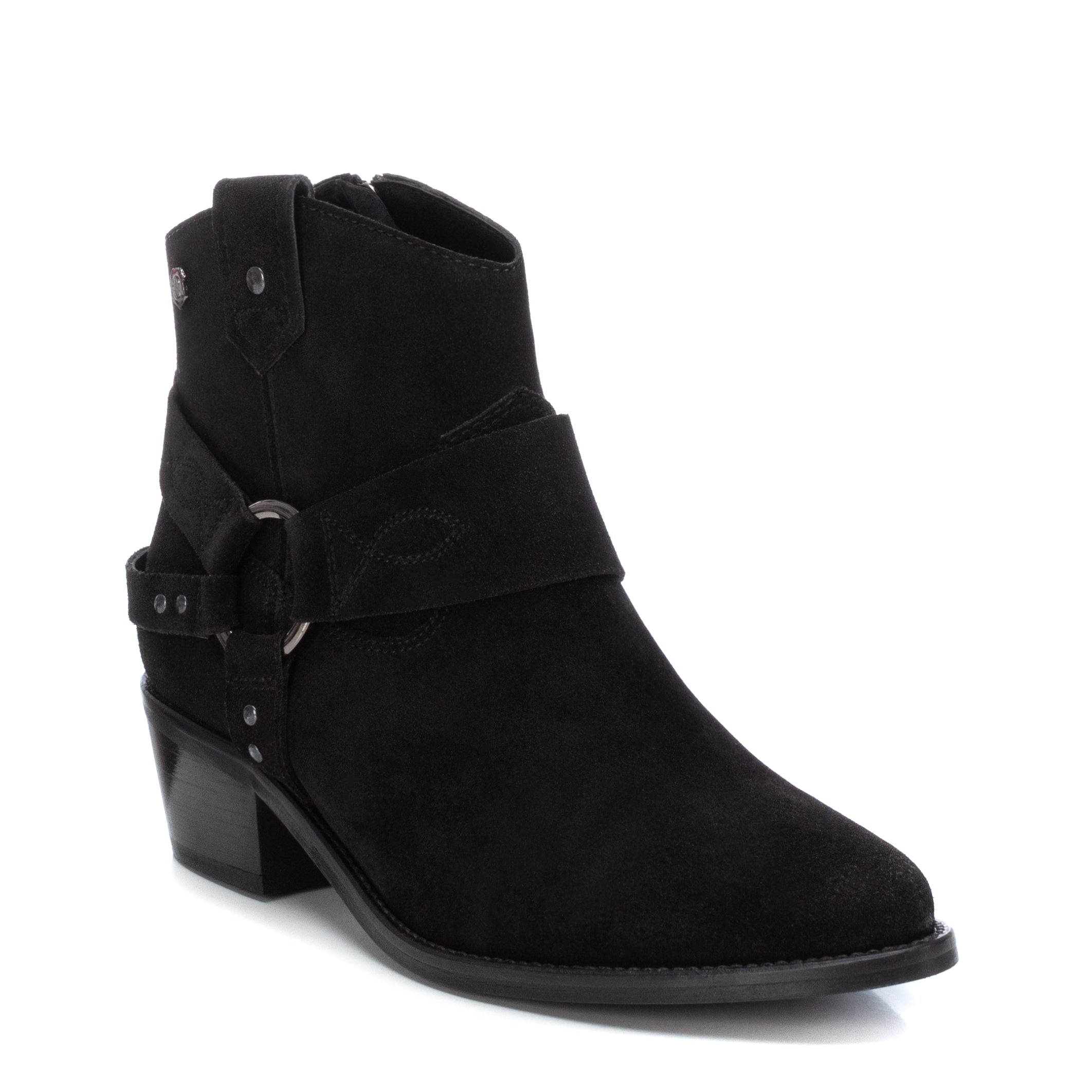 Carmela 16010902 bottine campera noire talon 5 cm