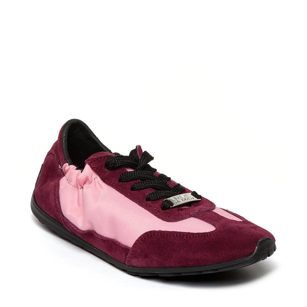Steve Madden Bobby baskets femme rose rouge suède
