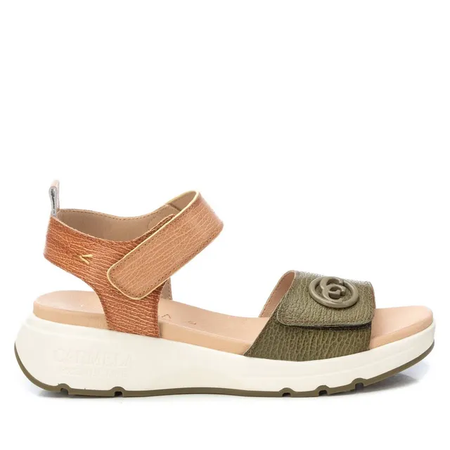 Carmela 16230903 sandale cuir kaki confort