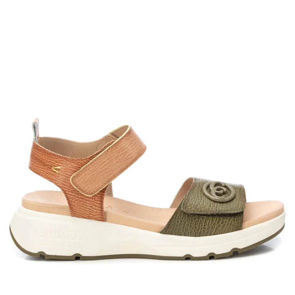 Carmela 16230903 sandale cuir kaki confort