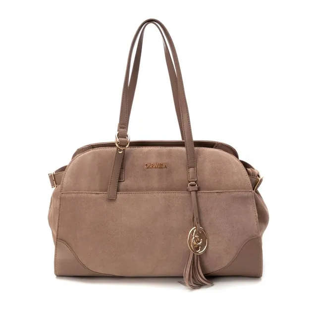 Carmela 18614603 sac cuir velours marron