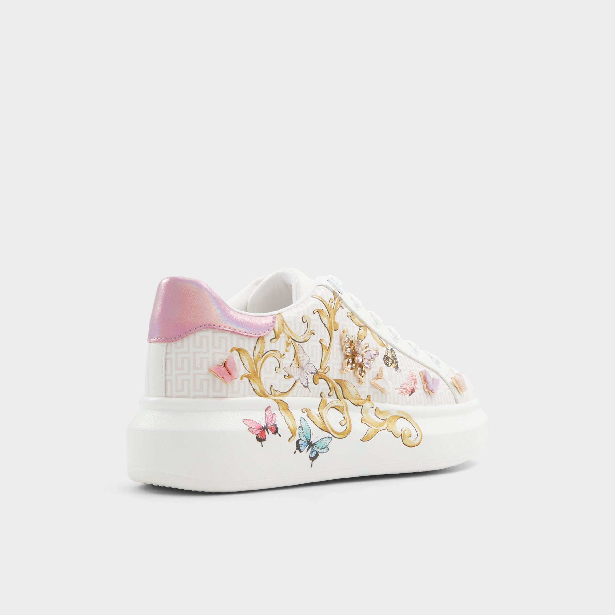 ALDO Eloria baskets femme roses papillons