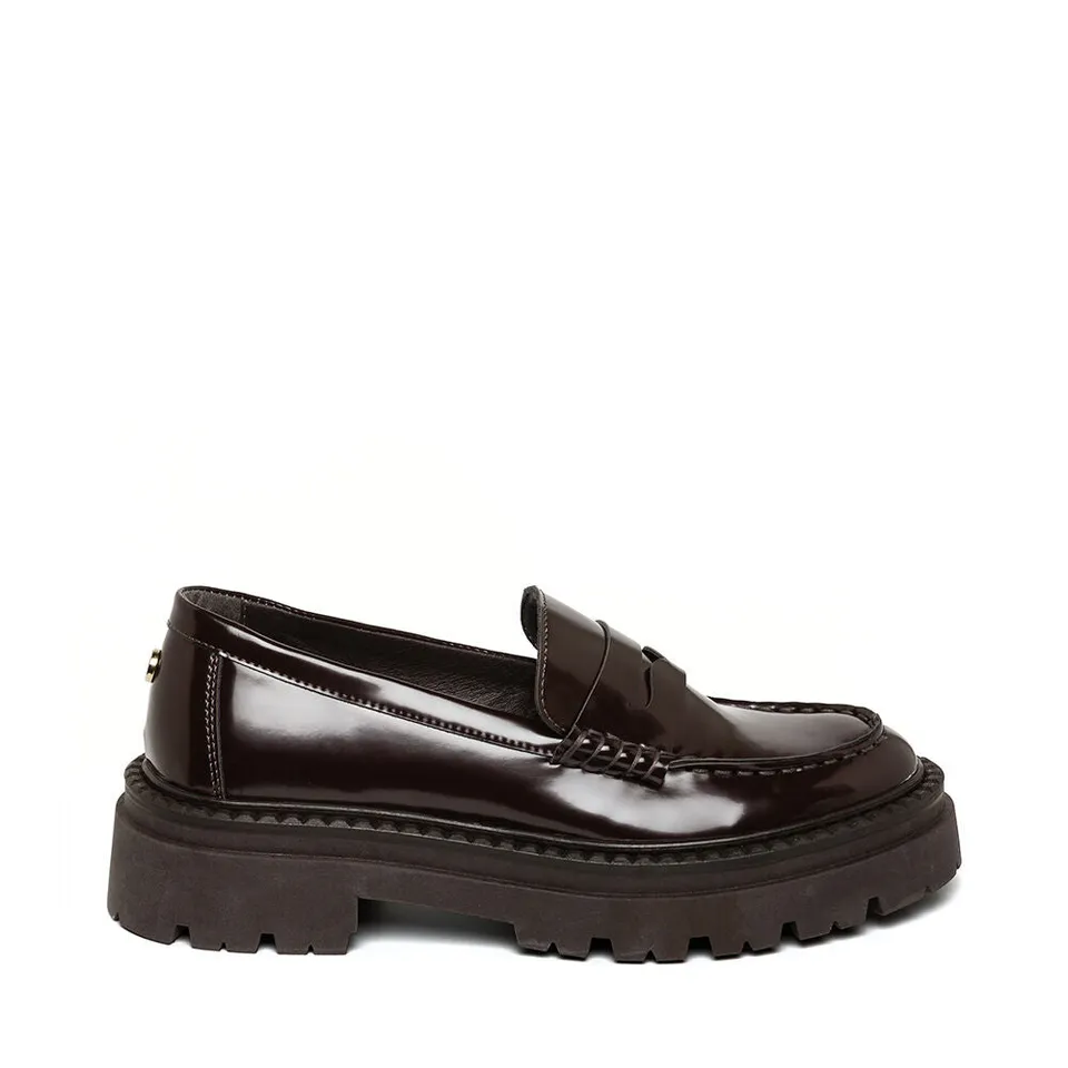 Steve Madden Katja mocassins marron plateforme 3 cm