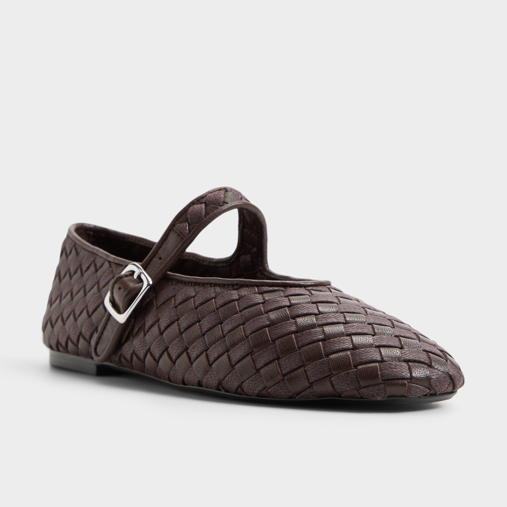 ALDO Alissia ballerines Mary Jane tissées marron