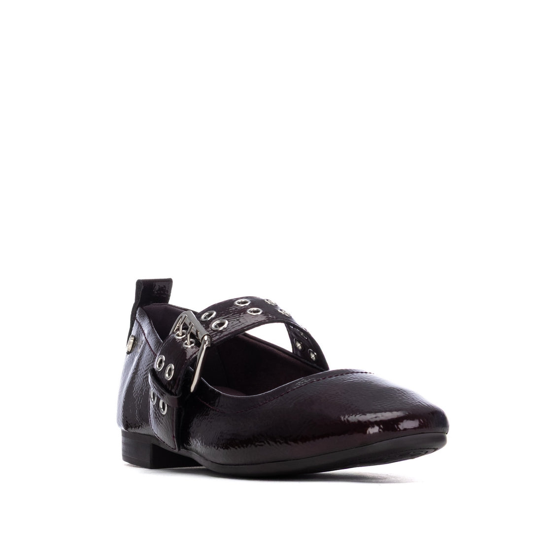 Carmela 16414401 ballerine plate bordeaux vernie