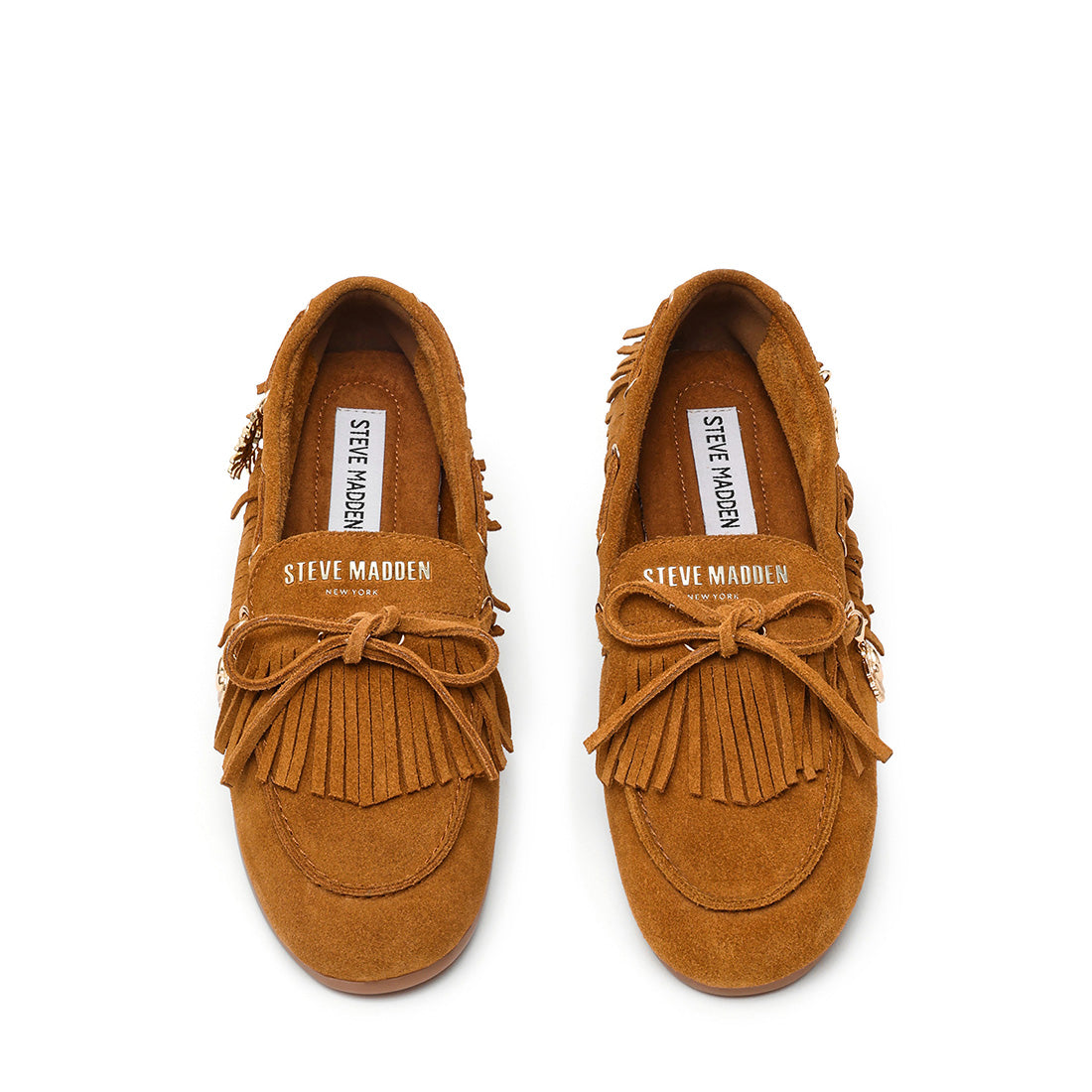 Steve Madden Rascals mocassins tan suede daim