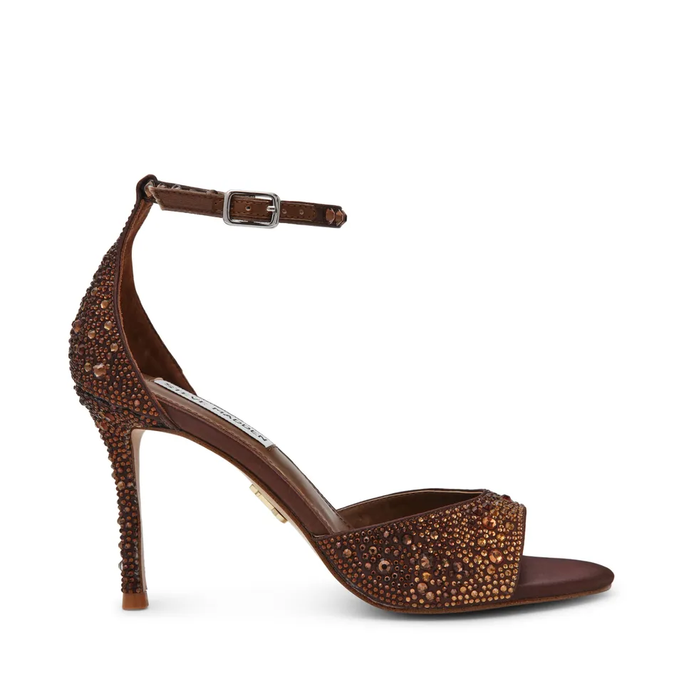 Steve Madden Raquelle sandale marron bronze talon 7 cm