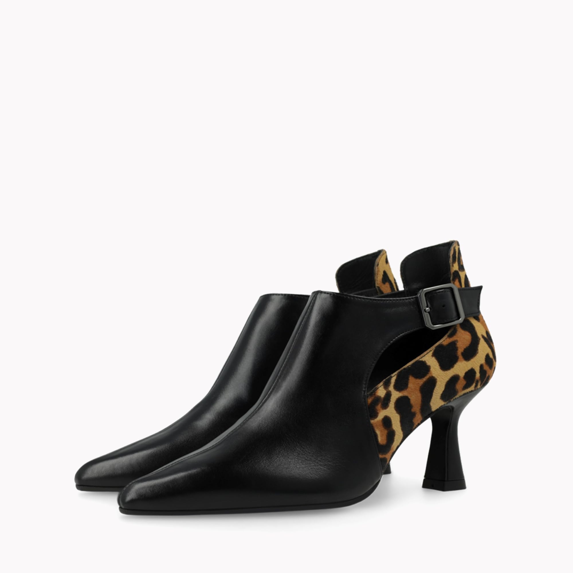 Lodi Genova-INO bottines léopard cuir véritable