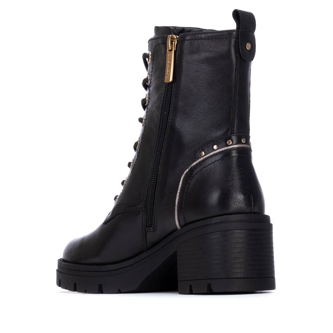 Carmela 16257002 bottines femme noires cuir talon