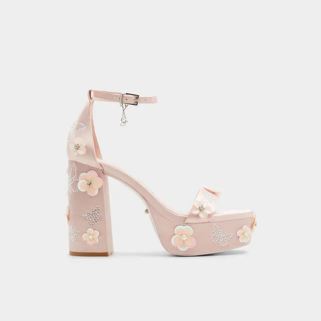 ALDO Beautifical Sandales Roses Plateforme Satin