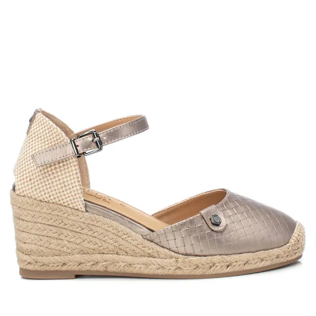 Carmela 16161702 Espadrille Femme Grise Compensée