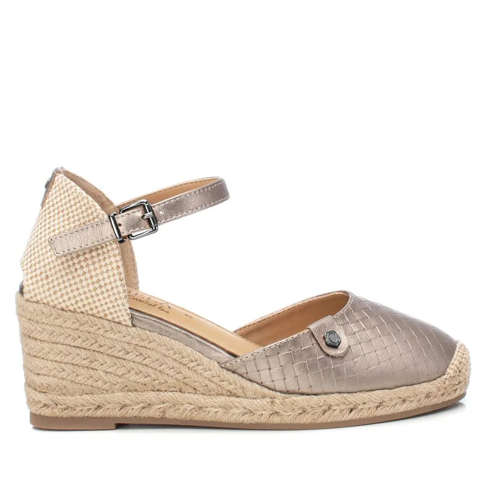 Carmela 16161702 Espadrille Femme Grise Compensée