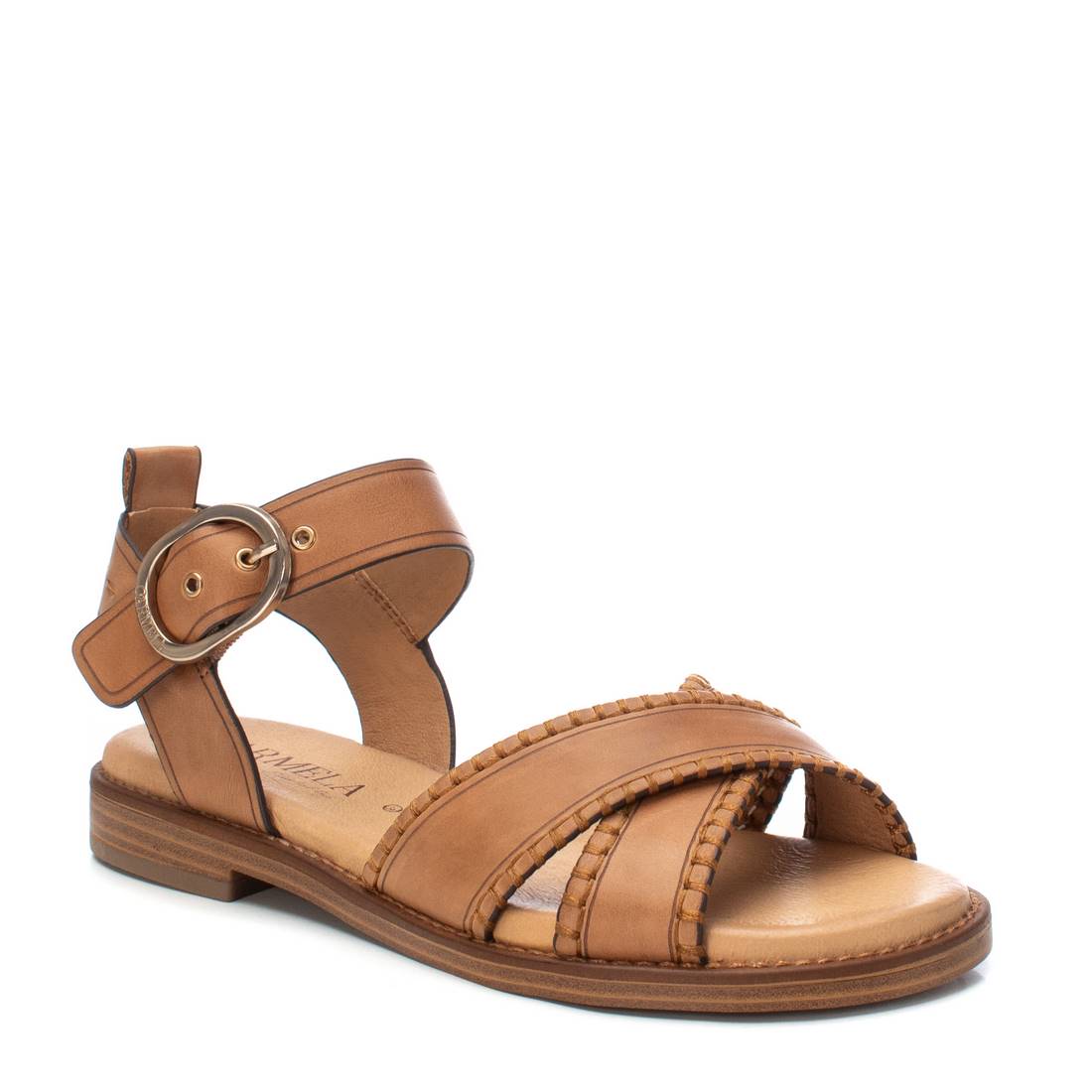 Carmela 16220401 Sandales Femme Camel Cuir