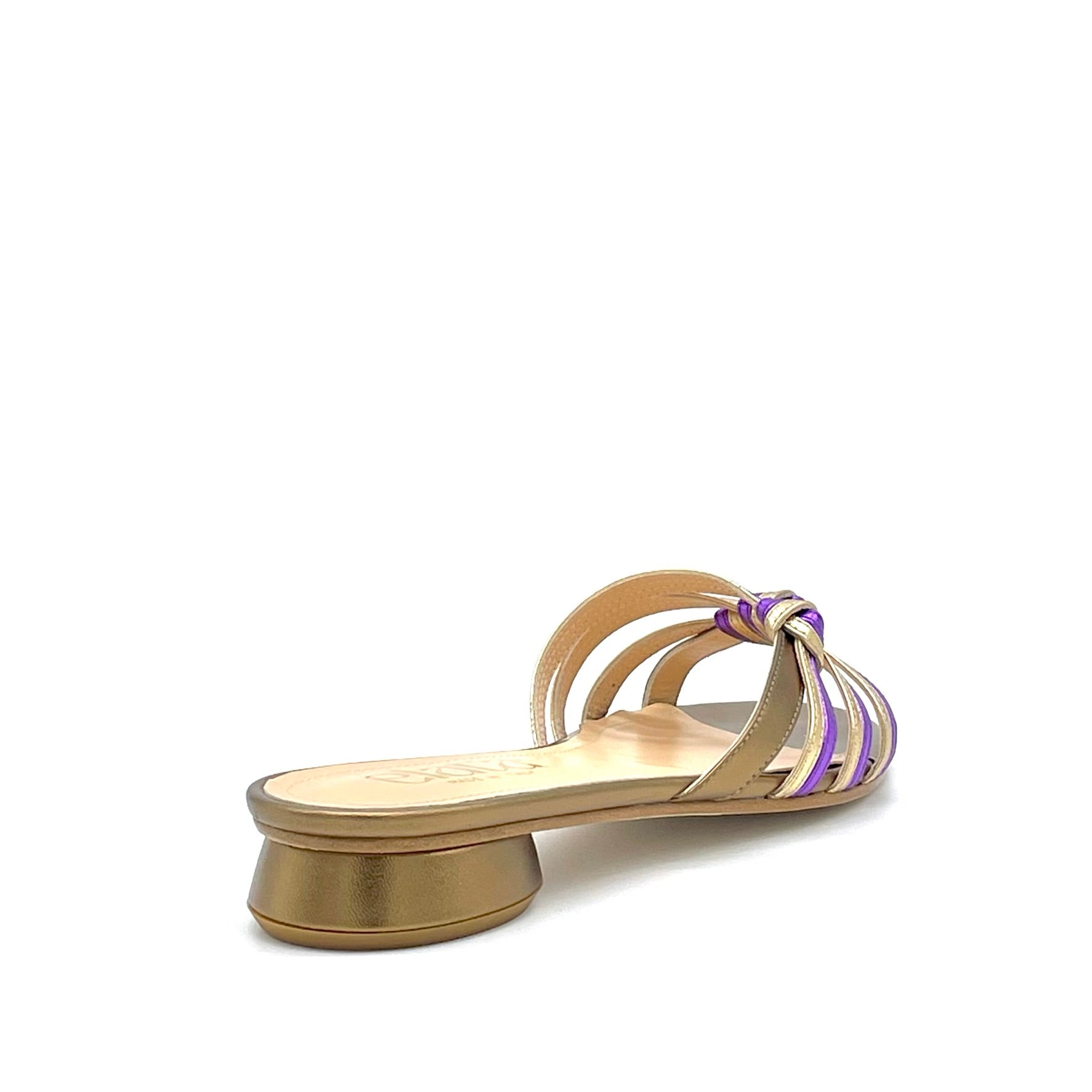 ELATA 15184-1 mules cuir bronze talon 1 cm