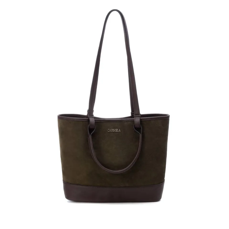 Carmela 18601704 sac shopper vert cuir taille unique