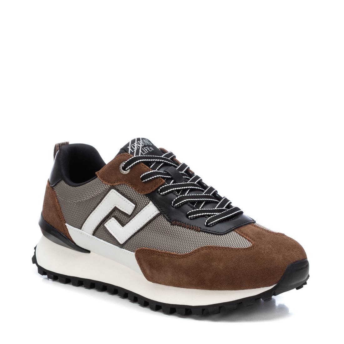 Carmela 16103601 basket cuir marron homme lacets