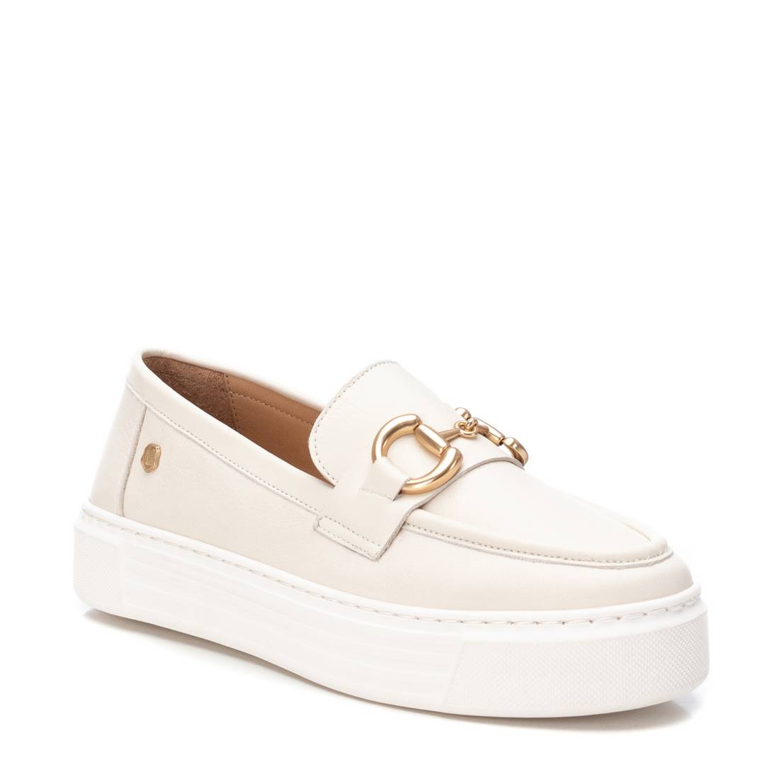 Carmela 16131901 sneaker mocassin blanc cuir
