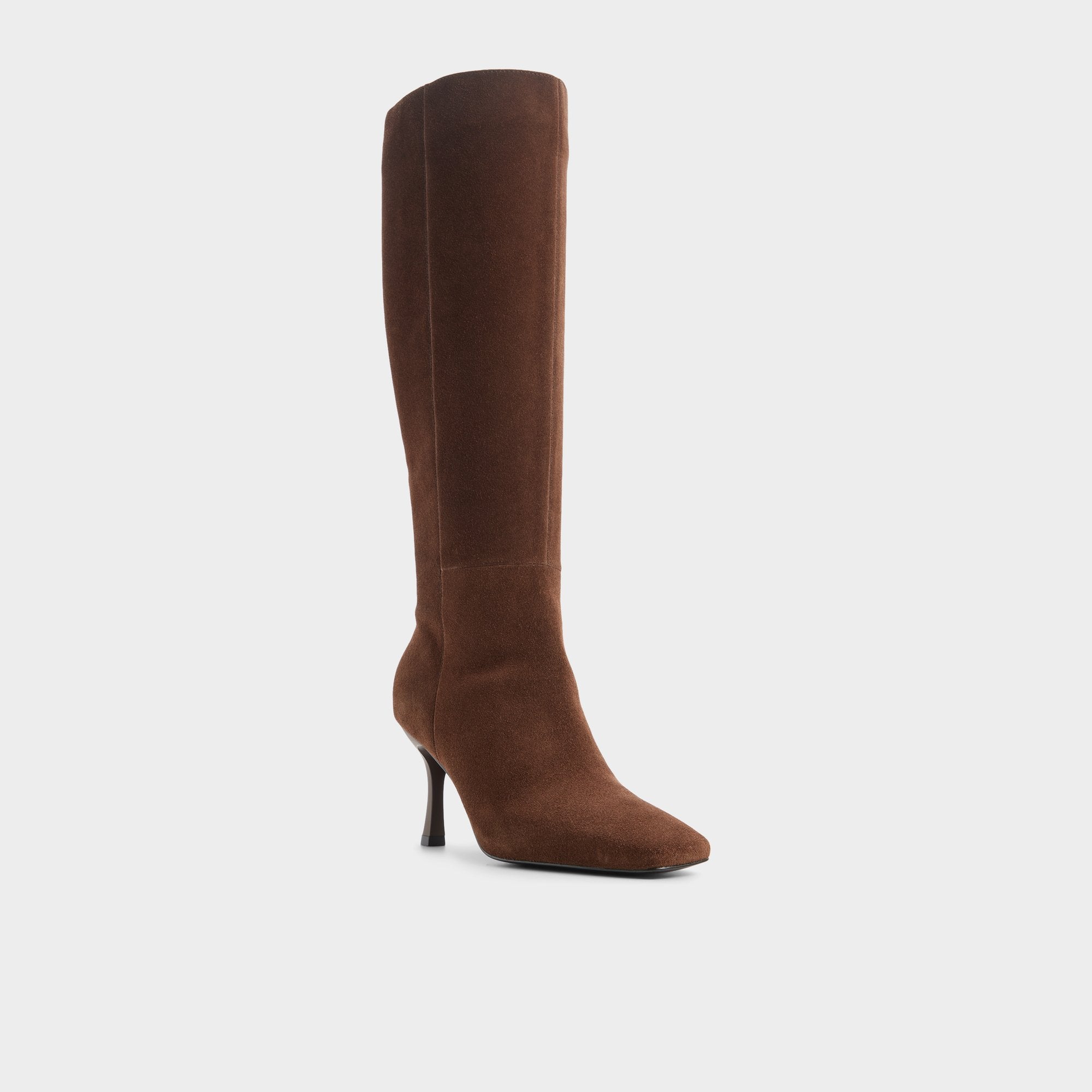ALDO Purdie bottes hautes suède marron
