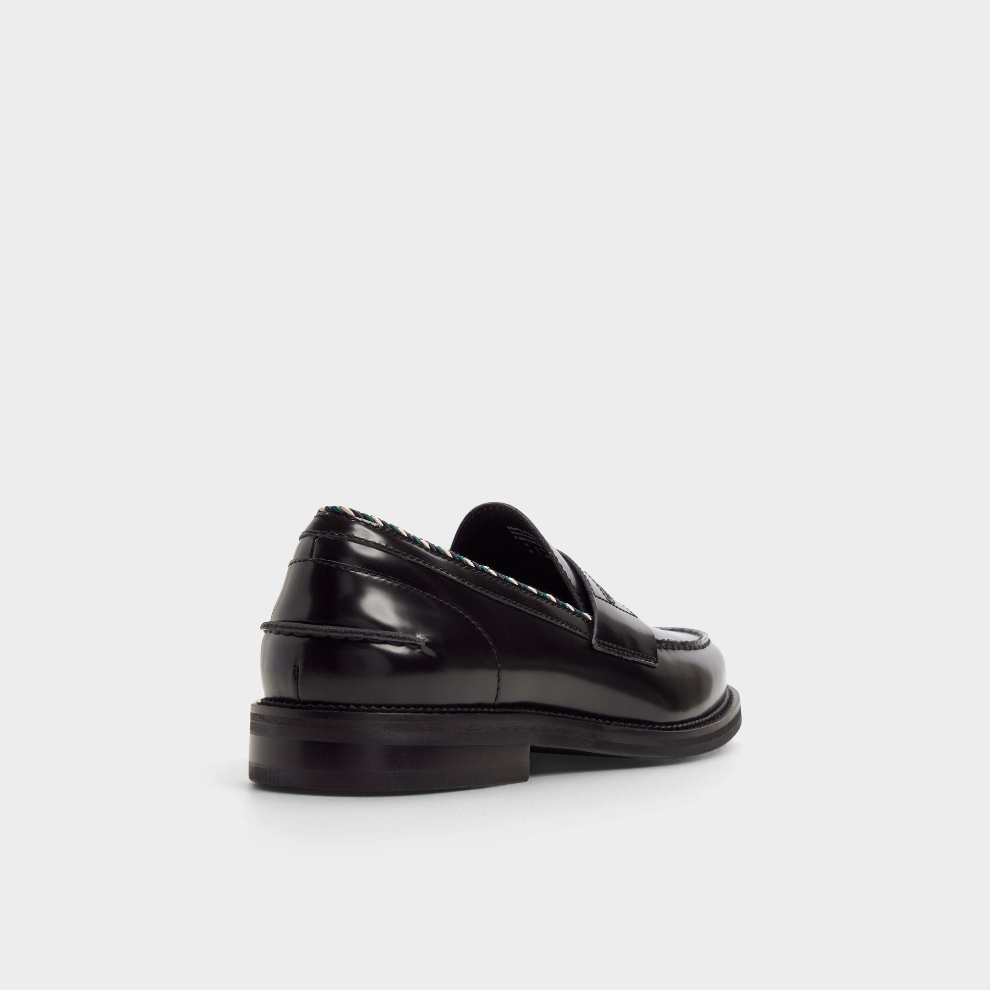 ALDO Ruffus mocassin noir femme coussinet confort