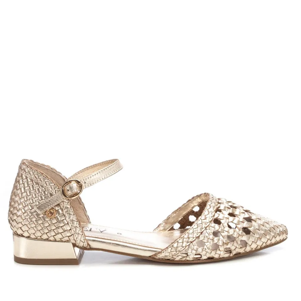 Carmela 16233905 ballerines cuir doré talon bas