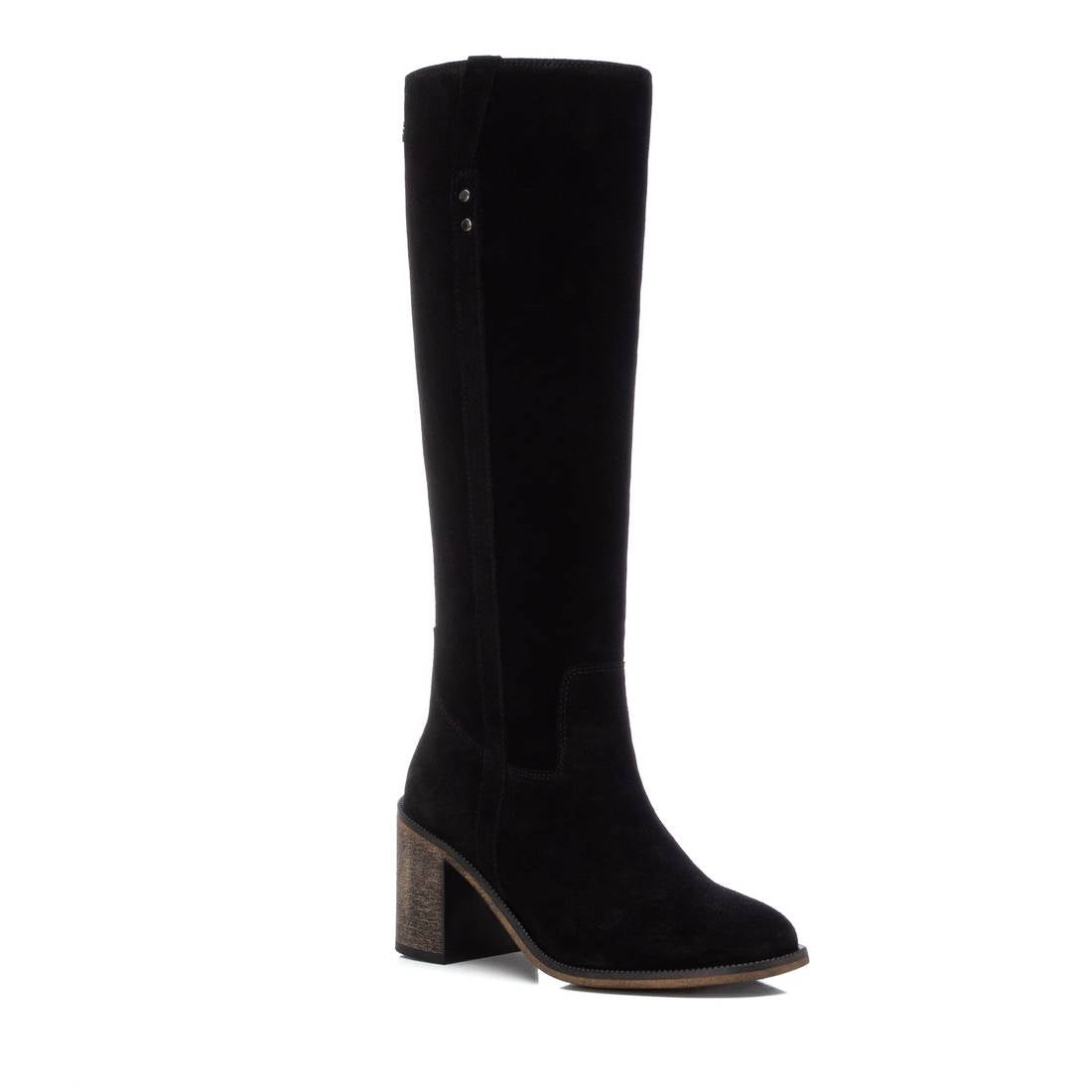 Carmela 16197102 botte cuir noir talon 7 cm