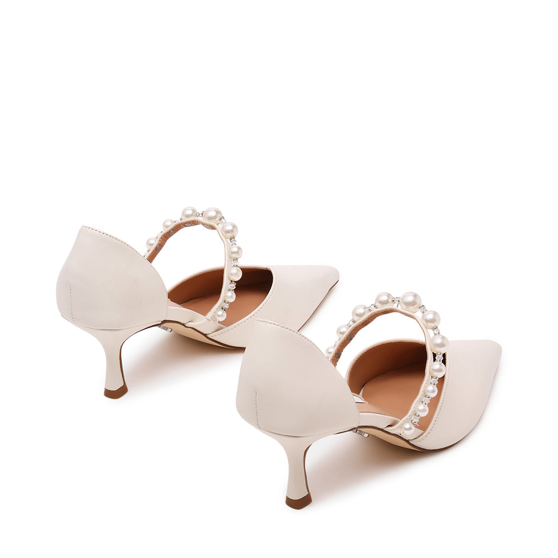 Steve Madden Amoura escarpin ivoire cuir 5,5 cm