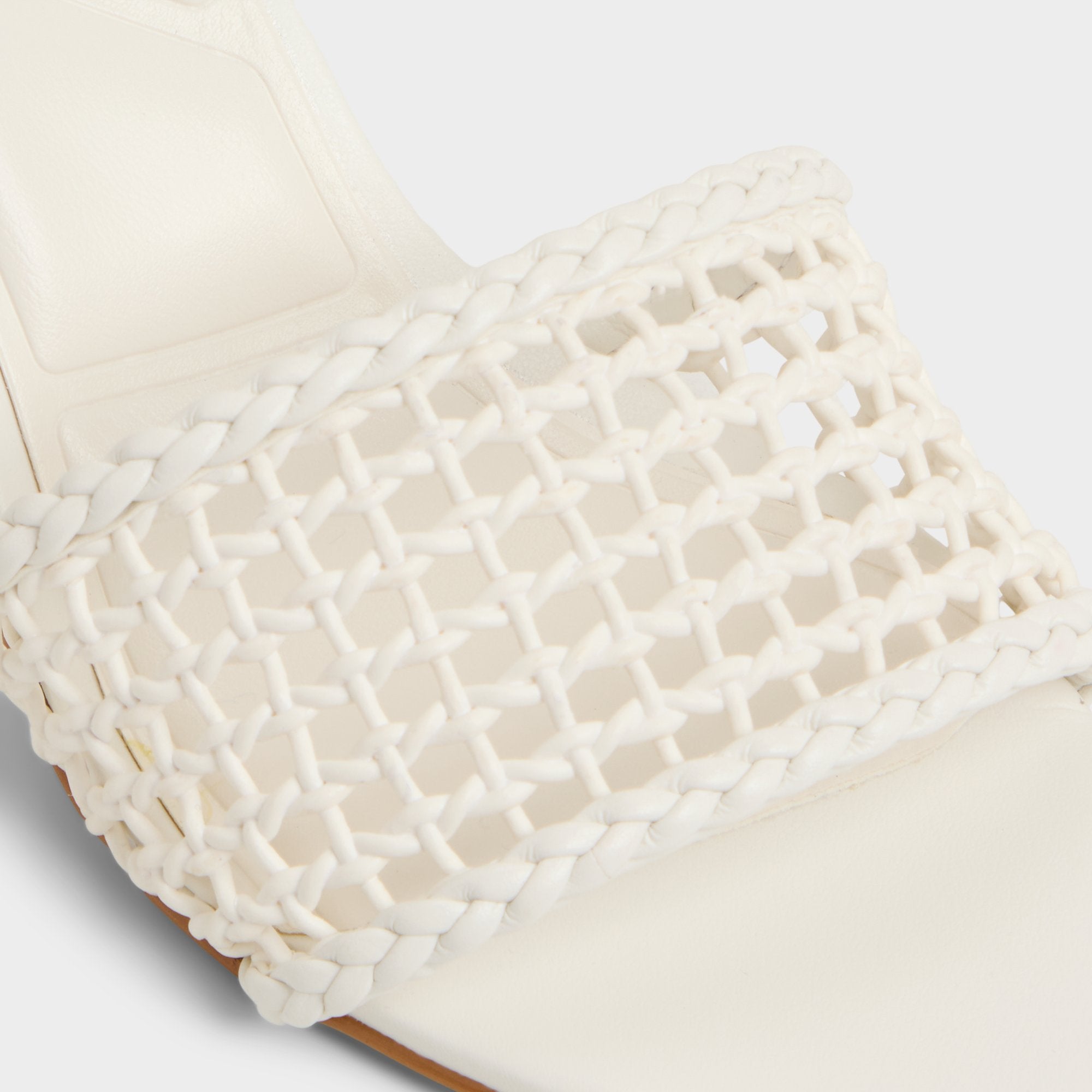 ALDO Beachdate sandales femme talon carré blanc