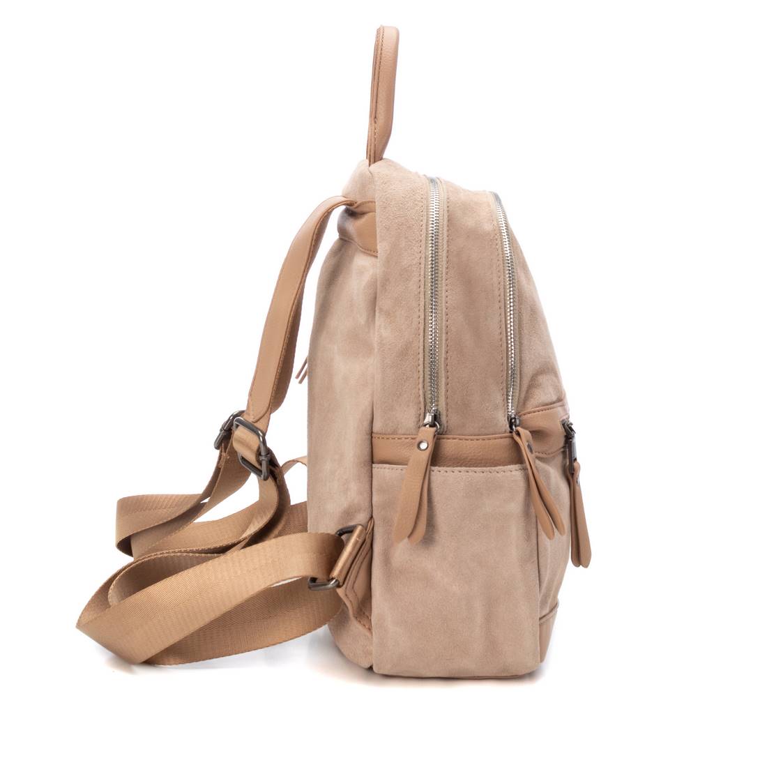 Carmela 18603704 sac à dos marron suède 7 poches