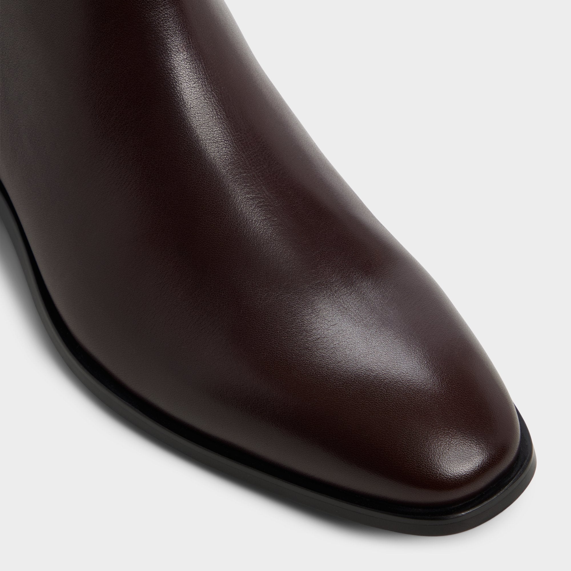 ALDO Amur bottines bordeaux cuir talon bloc