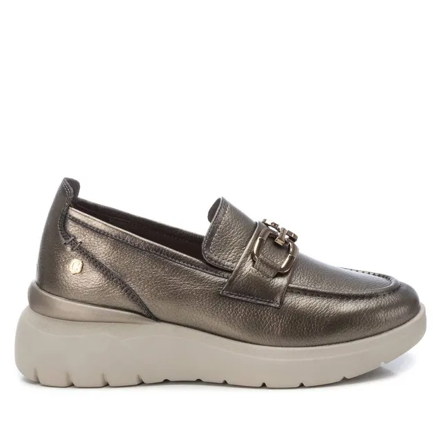 Carmela 16183703 mocassins cuir gris semelle sport