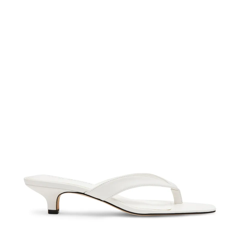Steve Madden Tracie sandales cuir blanc talon 3,5 cm